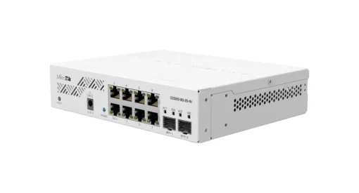 Суич MikroTik CSS610-8G-2S+IN 8 x Gigabit Ethernet ports 2 x SFP PoE in