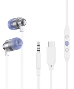 Геймърски слушалки с микрофон Logitech G333 In-ear 3.5 mm + USB-C adapter тапи жични