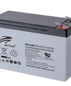 Оловна батерия RITAR (HR12-36W) VRLA 12V 9Ah 151/ 65/ 94 mm Терминал2