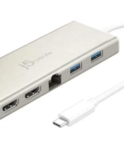 Докинг станция j5 create JCD381 USB-C 2x HDMI USB 3.1 PD 2.0 LAN