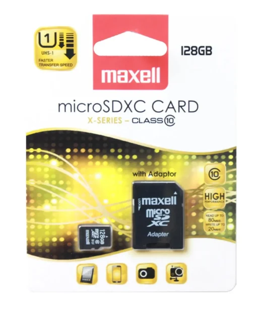 Карта памет Maxell micro SDXC 128GB