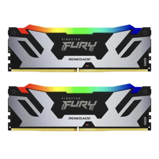 Памет за компютър Kingston Fury Renegade Silver RGB 64GB(2x32GB) DDR5 6000MHz