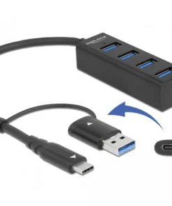 USB хъб 4 порта DELOCK-63828