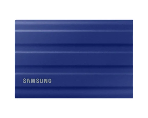 Външен SSD диск Samsung T7 Shield 1TB USB-C Син