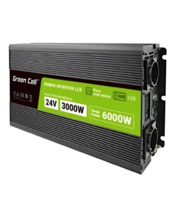 Инвертор GREEN CELL 24/220V  DC/AC 3000W/6000W чиста синусоида