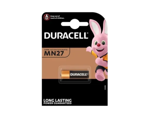 Алкална батерия DURACELL 12 V 1 бр. в опаковка за аларми А27 LR27