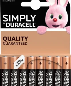 Алкална батерия LR03 AAA  8pk блистер SIMPLY MN2400   DURACELL