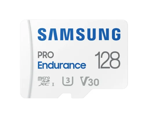 Карта памет Samsung PRO Endurance microSDXC UHS-I 128GB Адаптер