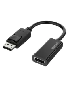 Адаптер HAMA DisplayPort мъжко - HDMI женско Ultra HD 4K Черен