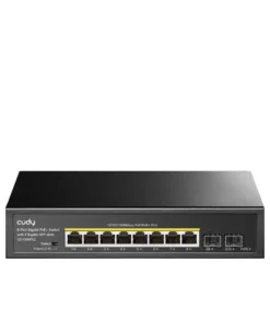 Суич Cudy GS1008PS2 L2 8 x Gigabit Ethernet PoE ports 2 x SFP 128MB RAM