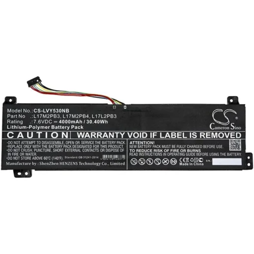 Батерия за лаптоп  Lenovo Yoga V330-15 Yoga V530-15 L17M2PB4 LiPo 7.6V 4000mAh CAMERON