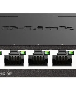 Суич D-Link DGS-105/E 5 портов 10/100/1000 Gigabi метален корпус