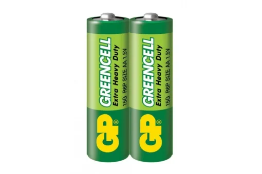 Цинк карбонова батерия GP R6  GREENCELL 15G-S2 /2 бр. в опаковка/ shrink