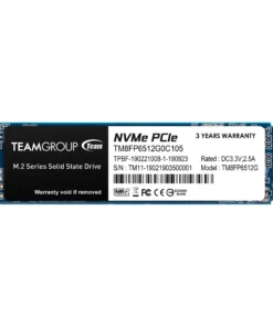 SSD диск Team Group MP33 M.2 2280 512GB PCI-e 3.0 x4 NVMe