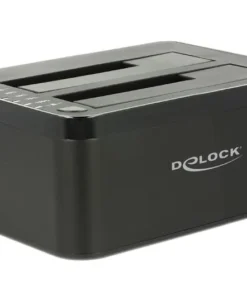 Външна докинг станция Delock 62661 за 2.5"/3.5" HDD/SSD USB 3.0 Функция за клониране