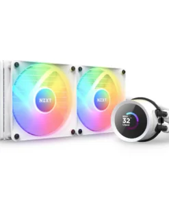 Охладител за процесор NZXT Kraken 240 RGB White LCD Display