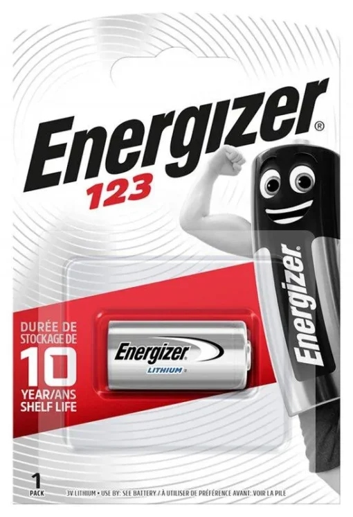 Батерия ENERGIZER CR123 Photo Lithium 3V 1pk блистер