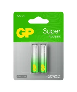 Алкална батерия GP SUPER LR6 AA 2 бр. в опаковка 1.5V GP15A