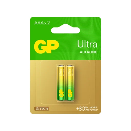 Алкална батерия GP ULTRA LR03 AAA /2 бр. в опаковка/ блистер 1.5V GP