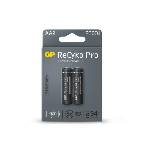 Акумулаторна Батерия GP R6 AA 2000mAh RECYKO + PRO 210AAHCB-EB2 NiMH /до 1500 цикъла/  2 бр. в опаковка