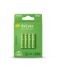 Акумулаторна Батерия GP R03 AAA 850mAh NiMH 85AAAHCE-EB4 RECYKO 4 бр. в