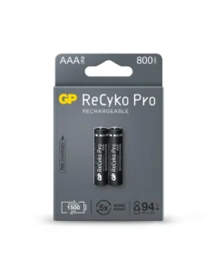 Акумулаторна Батерия GP R03 AAA 800mAh NiMH 85AAAHCB-EB2 RECYKO+ PRO До 1500 цикъла 2 бр. в