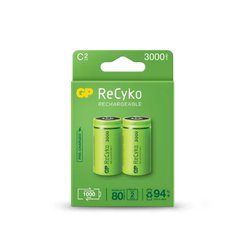 Акумулаторна Батерия ReCyko Size C LR14 3000mAh 1.2V