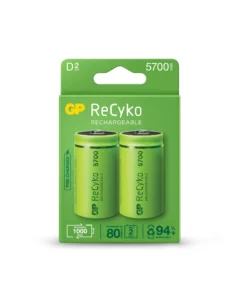 Акумулаторна Батерия GP R20 D 5700mAh NiMH Recyko 2 бр. в опаковка GP