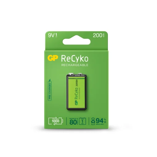 Акумулаторна Батерия GP R22 8.4V 200mAh RECYKO 20R8HN-GB1 NiMH 1бр. в опаковка