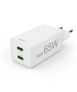 HAMA Бързо зарядно 220V 65W  GaN 2x USB-C PD 201994