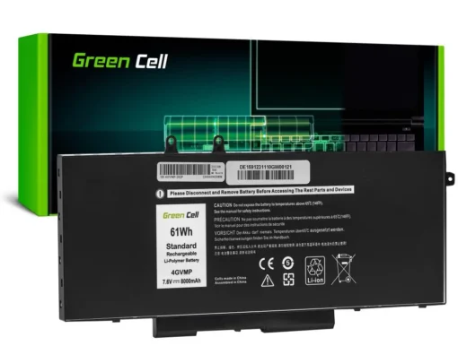 Батерия за лаптоп Dell Latitude 5400 5410 5500 5510 Precision 3540 3550 4GVMP 74V 8000mAh GREEN