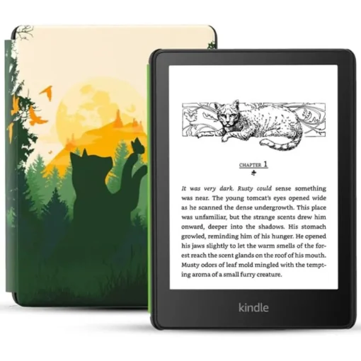 eBook четец Kindle Paperwhite Kids 6.8" 16GB 2021 11 генерация IPX8 Warrior Cats