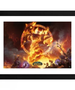 GBEYE WORLD OF WARCRAFT - Framed print "Ragnaros" (30x40)