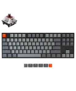 Геймърска Механична клавиатура Keychron K8 TKL Hot-Swappable Gateron Optical Brown Switch RGB