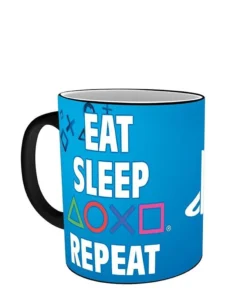 Чаша ABYSTYLE PLAYSTATION Mug Heat Change Eat Sleep Repeat