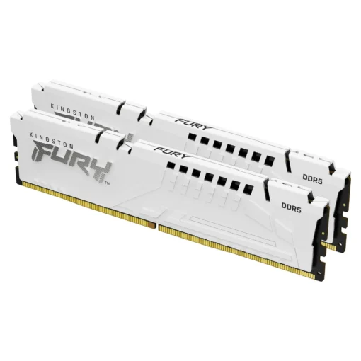 Памет за компютър Kingston FURY Beast White 32GB(2x16GB) DDR5 5200MHz CL36