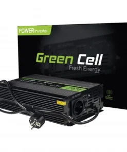 Инвертор UPS GREEN CELL 12V 300W/600W Pure Sine Wave