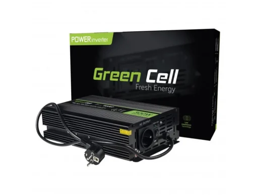 Инвертор UPS GREEN CELL 12V 300W/600W Pure Sine Wave