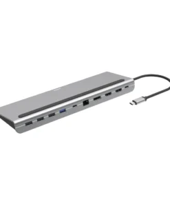 Докинг станция 10 в 1 HAMA Connect2Office Pro USB-A USB-C (PD) HDMI DP LAN/Ethernet