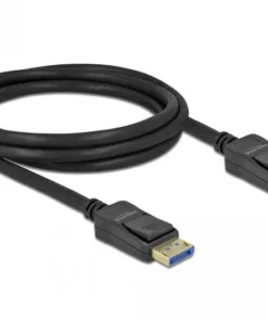 Кабел Delock DisplayPort 2.0 мъжко - DisplayPort мъжко 2.0м 10K Черен