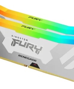 Памет за компютър Kingston Fury Renegade White RGB 32GB(2x16GB) DDR5 7200MHz CL38