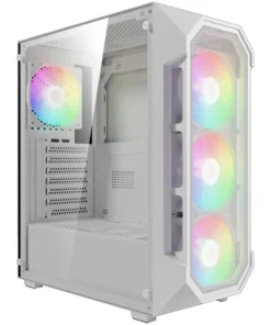 Кутия за компютър Gamdias AURA GC1 Elite White - Mesh RGB