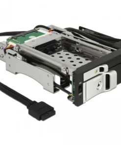 Вътрешно чекмедже Delock 5.25Prime; За 1 x 2.5Prime; + 1 x 3.5Prime; SATA HDD + 2 x USB 3.0