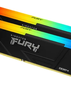 Памет за компютър Kingston FURY Beast Black RGB 16GB(2x8GB) DDR4 2666MHz