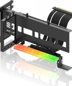 Брекет за вертикален монтаж на GPU EZDIY-FAB ARGB PCIe 4.0 Riser Cable