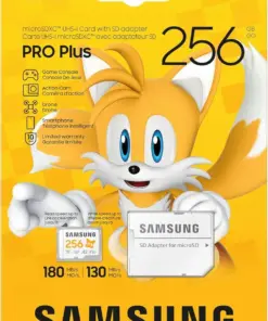 Карта памет Samsung SONIC PRO PLUS microSDXC UHS-I 256GB Адаптер