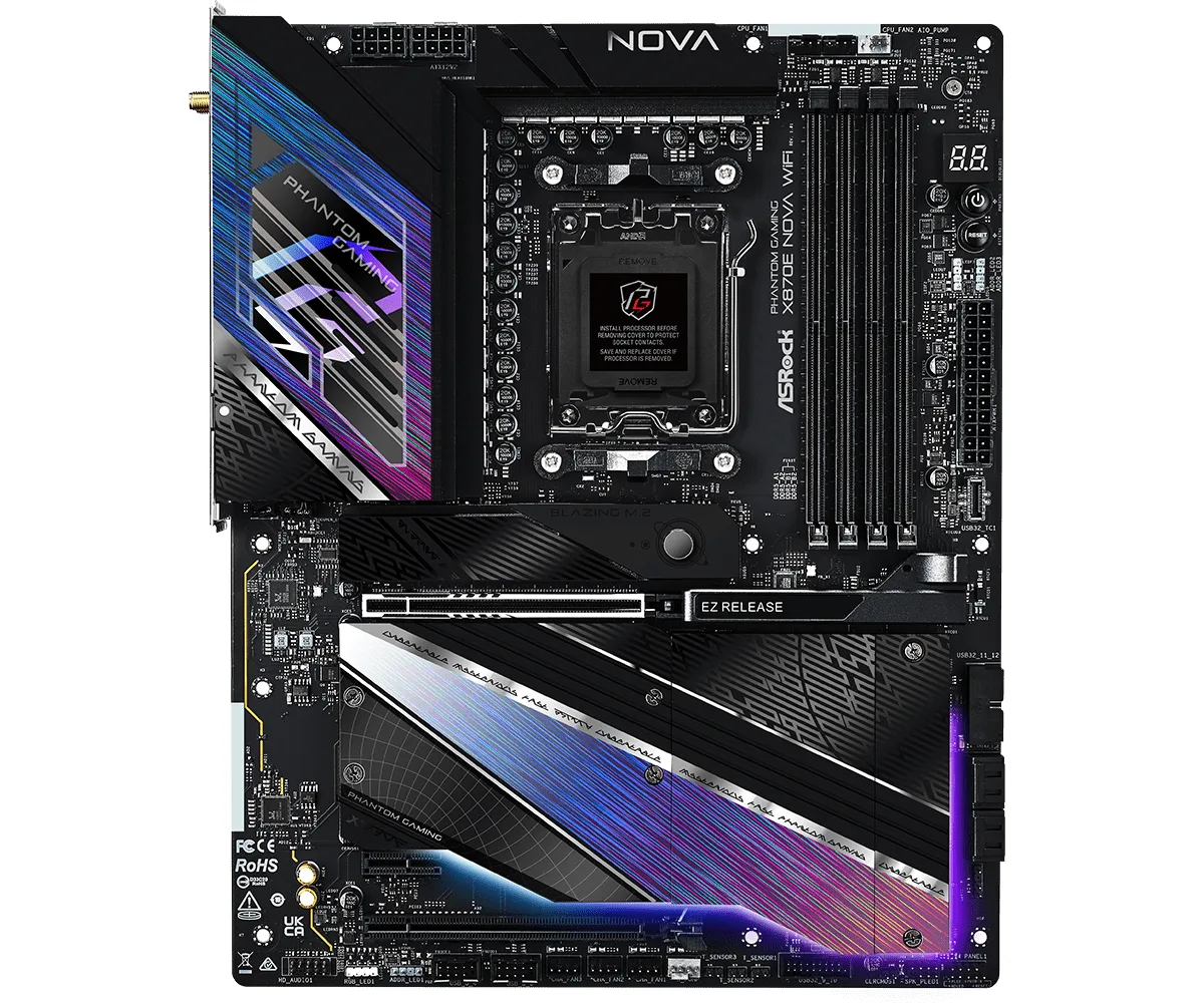 Дънна платка ASROCK X870E PG NOVA WIFI Socket AM5