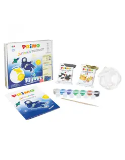 Alternative view of Комплект за моделиране с глини, шаблони и бои +8, Juniorkit Galaxy, Primo
