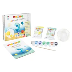 Комплект за моделиране с глини шаблони и бои +8 Juniorkit Ocean Primo бр 1