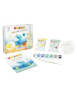 Alternative view of Комплект за моделиране с глини, шаблони и бои +8, Juniorkit Ocean, Primo